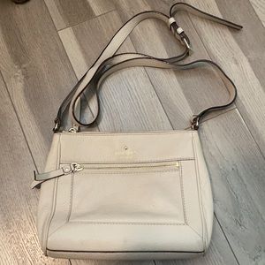 Kate spade cream leather cross body handbag